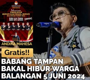 Babang Tamvan “Andika Kangen Band” Bakal Tampil Di Balangan