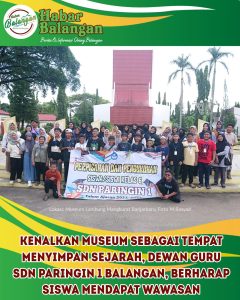Perluas Wawasan Melalui Study Tour, Pelajar SDN Paringin 1 Kunjungi Museum Lambung Mangkurat