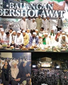 Bersama Habib Syech Ribuan Jemaah Banjiri Balangan Bersholawat