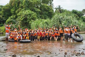 Anggota Pokdarwis Antusias Ikuti Kegiatan Fun Games dan Susur Sungai, di Jambore Pokdarwis Balangan 2024