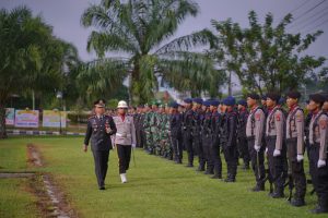 Kapolres Balangan Ajak Jajaran Evaluasi Kinerja di Peringatan HUT ke-78 Bhayangkara