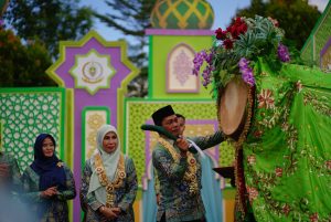 Resmi, Bupati Balangan Membuka MTQ Nasional XVII di Kecamatan Halong