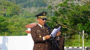 Kajari Balangan Minta Fokus Perbaikan Kinerja di Hari Peingatan HBA ke-64