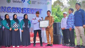 Upaya Zero Stunting, Pemkab Balangan dan Adaro Goup Deklarasikan Lok Batung sebagai Desa Bebas Stunting