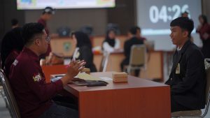 Puluhan Peserta Ikuti Seleksi Wawancara Tahap Satu Pemilihan Nanang Galuh Balangan 2024