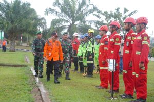 Kesiapsiagaan Hadapi Karhutla dan Kekeringan 2024, BPBD Balangan Gelar Apel