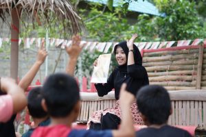 Taman Buatan di Desa Sumber Rejeki jadi Ruang Bermain dan Belajar yang Inovatif