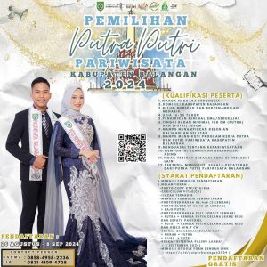 Pemilihan Putra-Putri Pariwisata Kabupaten Balangan 2024 Kembali di Digelar