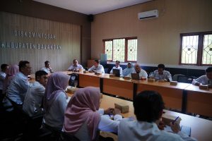 Perkuat Pengelolaan SP4N Lapor dan PPID, Diskominfosan Balangan Terima Kunjungan Diskominfo Tapin