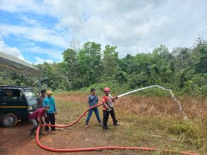 Tingkatkan Peran Dalam Menghadapi kebencanaan, Desa Sumber Rejeki Gelar Pelatihan Siaga Bencana