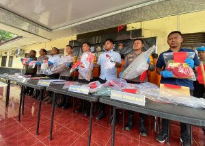 Ungkap Beberapa Kasus, Polres Balangan Gelar Konferensi Pers