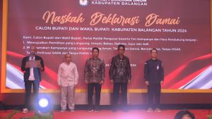 KPU Balangan Dorong Pilkada Cerdas dan Berintegritas dalam Deklarasi Kampanye Damai