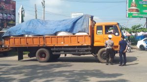 Tim Gabungan Balangan Lakukan Sosialisasi dan Pemeriksaan Kendaraan Over Dimension Over Load