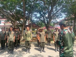 Pererat Kerja Sama Antardesa, Linmas Tingkat Kecamatan Batumandi di Bekali Pelatihan