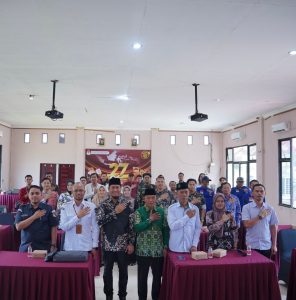 KPU Balangan Menggelar Sosialisasi Pendidikan Pemilih Bersama Jurnalis dan Pegiat Sosial Media