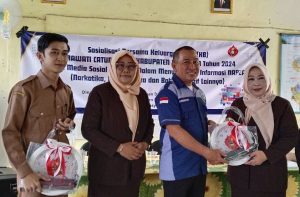 Organisasi Wirawati Catur Panca Balangan Sosialisasikan Peran Medsos untuk Perangi Narkotika