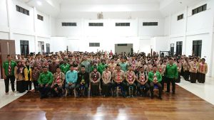 Diikuti Ratusan Peserta, Kwarcab Balangan Gelar Kegiatan Peran Saka 2024