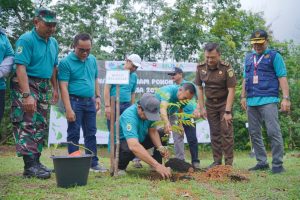 Peringaiti Hari Pohon, Pemkab Balangan Tanam 44 Jenis Pohon Eksotis dan Langka