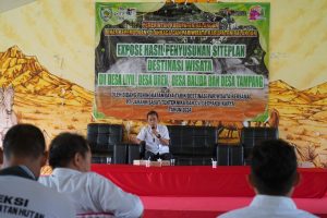 Disporapar Balangan Gelar Ekspose Hasil Penyusunan Site Plan di Empat Destinasi Wisata