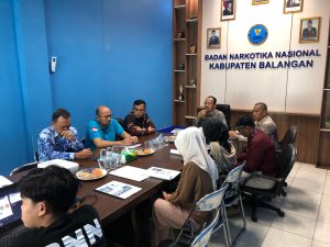 Gelar Press Release, BNNK Balangan Bahas Capaian dan Program P4GN Sepanjang 2024