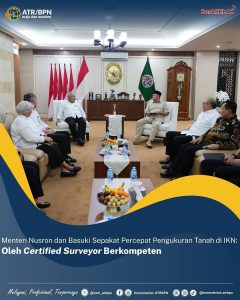 Basuki dan Menteri Nusron Sepakat Pengukuran Tanah IKN Dipercepat