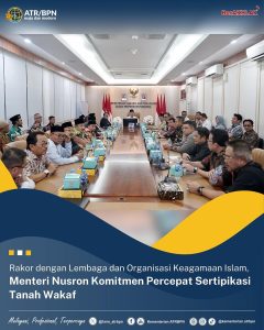 Percepat Sertipikasi Tanah Wakaf dan Rumah Ibadah di Indonesia, Wamen Ossy: Bentuk Tanggung Jawab Negara dalam Menjamin Kekuatan Hukum Rumah Ibadah