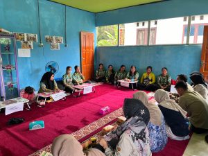 Dinas Kesehatan Kabupaten Balangan Melakukan Supervisi Layanan KIA dan Gizi di Posyandu Desa Marajai