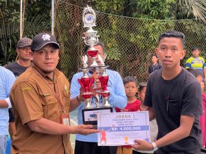 Tim Desa Lajar Juara Turnamen Voli Lajar Cup 2025