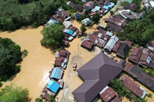 Banjir Landa Beberapa Wilayah di Balangan, BPBD Imbau Warga Tetap Siaga