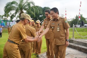 Apel dan Halalbihalal Warnai Hari Pertama Kerja ASN Pemkab Balangan Pascalebaran