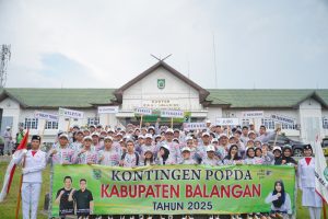 Balangan Lepas 71 Atlet Pelajar untuk POPDA Kalsel 2025, Wakil Bupati Tekankan Kekompakan dan Sportivitas