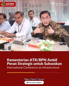 Kementerian ATR/BPN Ambil Peran Strategis untuk Sukseskan International Conference on Infrastructure 2025