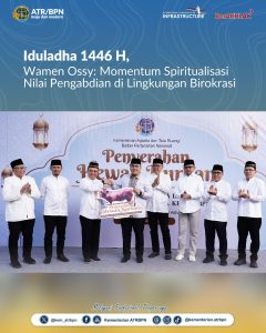 Iduladha 1446 H, Wamen Ossy: Momentum Spiritualisasi Nilai Pengabdian di Lingkungan Birokrasi