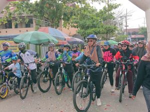 Sanggam Fun Bike 1 Jadi Momentum Gaya Hidup Sehat Warga Balangan