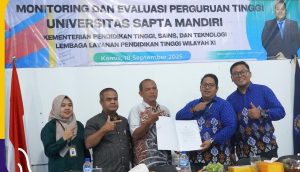 Monitoring dan Evaluasi LLDIKTI XI Dorong Peningkatan Mutu di Universitas Sapta Mandiri