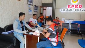 BNNK Balangan Gelar Tes Urine ASN dan PPPK di BPBD