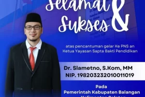 Rektor UnivSM Apresiasi Pencantuman Status PNS Ketua YSBP
