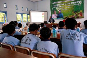 Gerakan Suka Sayur dan Buah Tutup Sosialisasi DKP3 2025