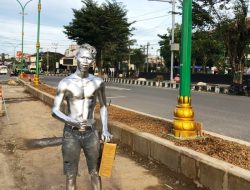 Satpol-PP Balangan : Manusia Silver Sudah Kami Tertibkan Ternyata Ada Lagi