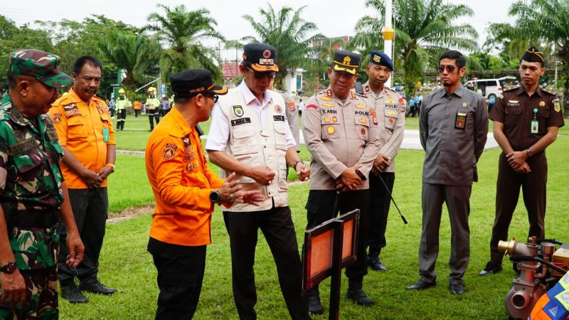 Pemkab Balangan Gelar Apel Kesiapsiagaan Bencana