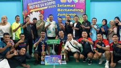 Kementerian ATR/BPN Raih Dua Piala Kategori Perorangan dan Beregu di Kejuaraan Bulutangkis KORPRI