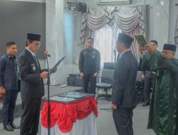Pemkab Balangan Lantik Kepala Disdukcapil