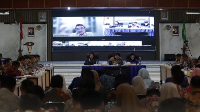 Pembukaan Rakerda Kanwil BPN Jawa Timur oleh Sekjen ATR BPN.