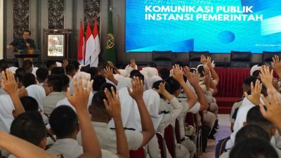 Pembekalan komunikasi publik untuk Taruna STPN di Sleman.