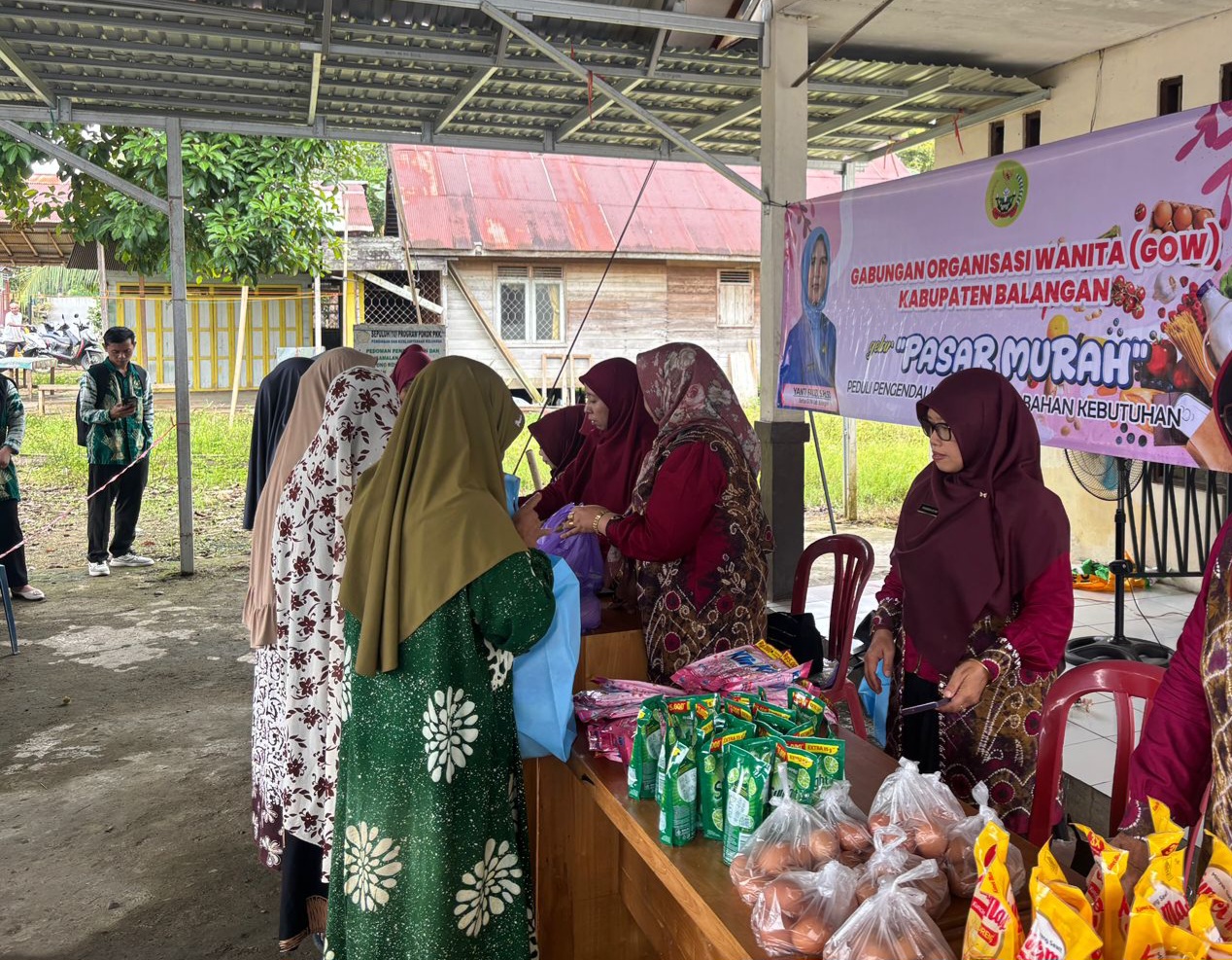 GOW Balangan, Pasar Murah, Desa Pematang, Kecamatan Awayan, Ramadan 2026, Yanti Fauzi