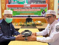 BPBD Balangan Salurkan Zakat Fitrah ke Baznas