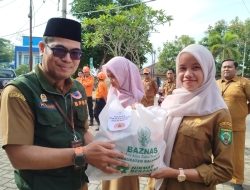 BPBD Dukung Baznas Salurkan Paket Ramadan