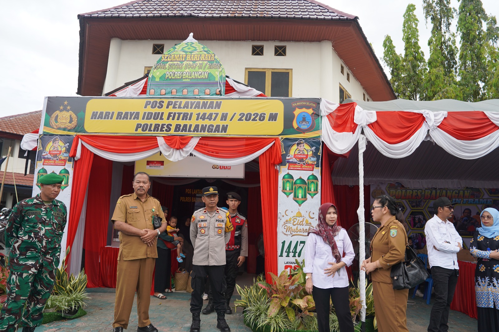 Layanan BKKBN di Posko Mudik Balangan.