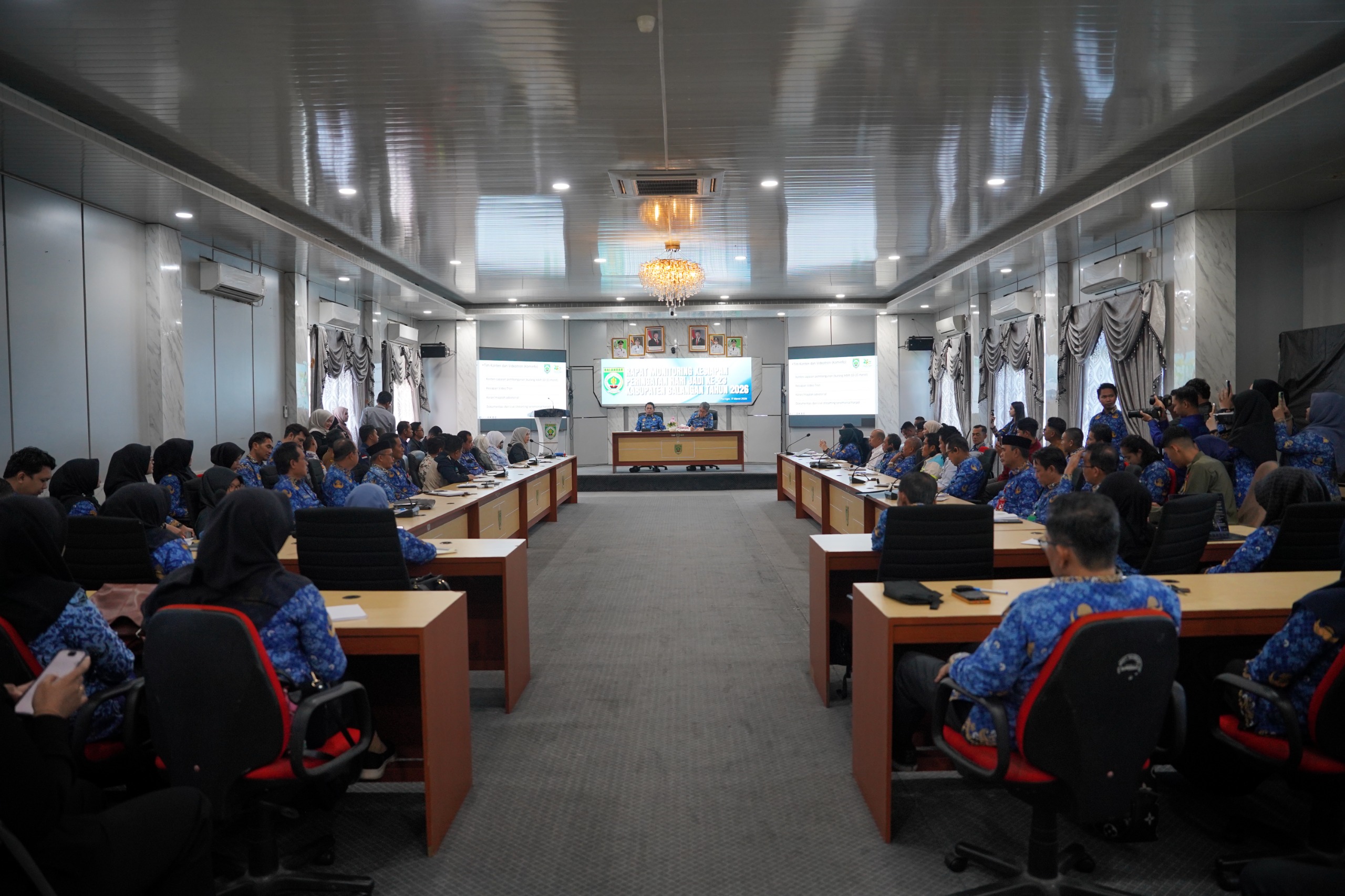 Rapat persiapan Hari Jadi Balangan ke-23.