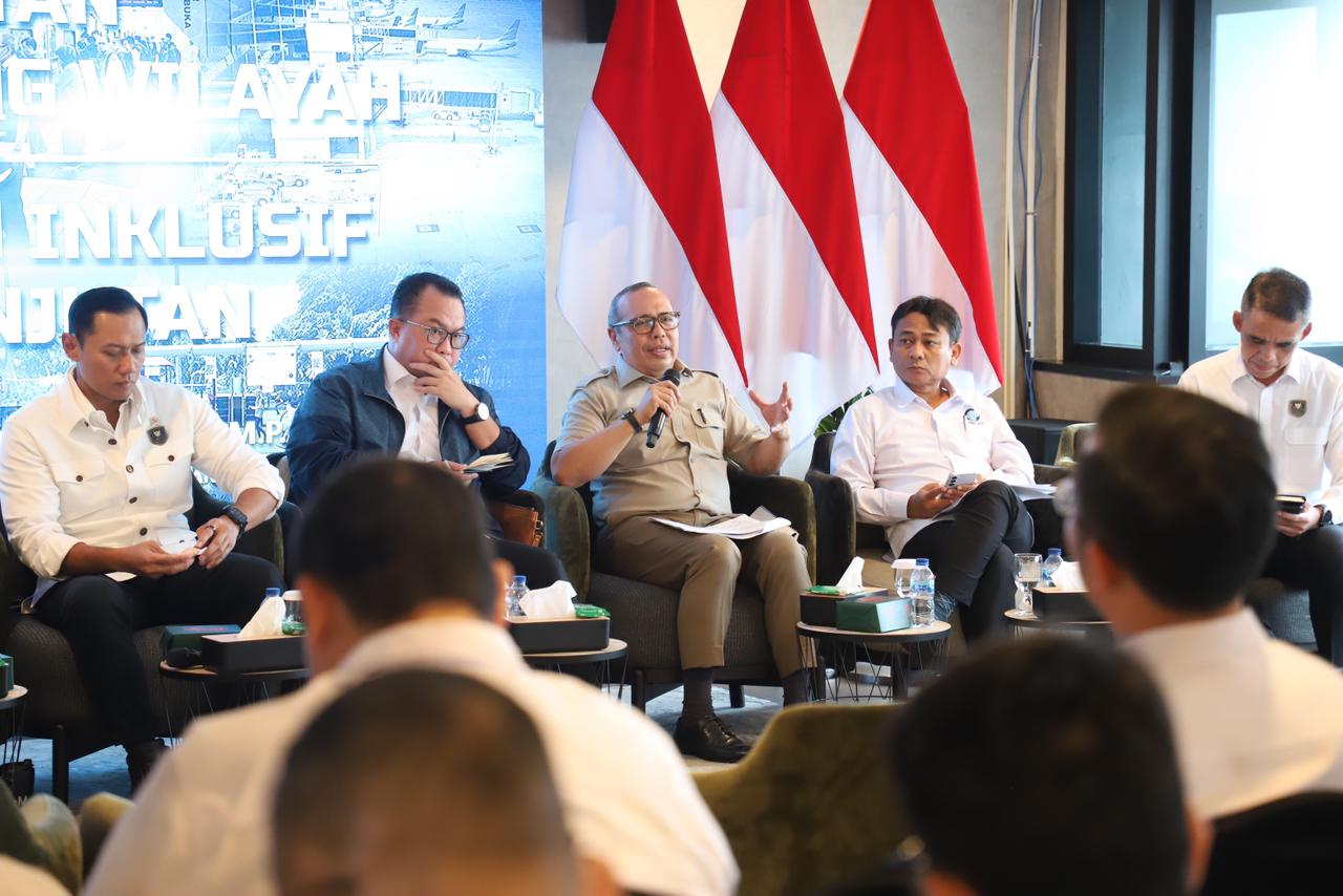 Rapat penguatan tata ruang di Kementerian terkait program pembangunan nasional.